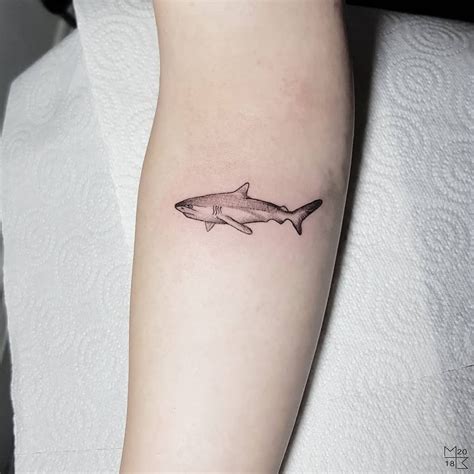 small shark tattoo